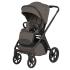 Бебешка количка 2в1 CARRELLO Vector със сгъваем кош за новородено Koa Brown