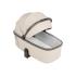 Бебешка количка 2в1 CARRELLO Vector със сгъваем кош за новородено Zephyr Beige