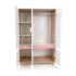 Детски Трикрилен Гардероб GINGER HOME CHERRY, 120х60х180 см Детски Трикрилен Гардероб GINGER HOME CHERRY, 120х60х180 см