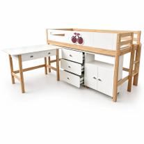 Детско Комбинирано Легло GINGER HOME CHERRY, 90x200 см