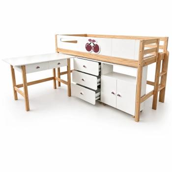 Детско Комбинирано Легло GINGER HOME CHERRY, 90x200 см