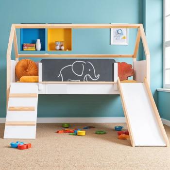 Детско Легло Къщичка GINGER HOME, Монтесори, Подматрачна Рамка 90х200 см