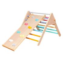 Пиклер Триъгълник GINGER HOME 2 в 1 Дървена Катерушка и Пързалка
