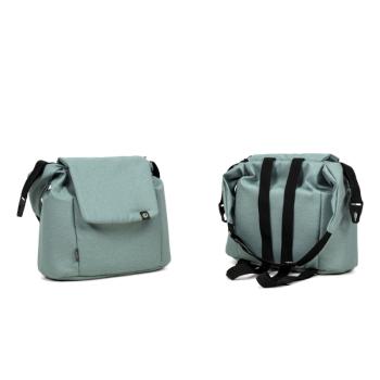 Бебешка количка 2 в 1 Tutis - Mio 3+, еко кожа, Turquoise