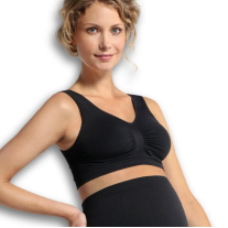 Безшевен сутиен за кърмачки Carriwell Seamless, размер S, черен