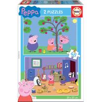 Пепа Пиг - пъзел 2х48 части Educa