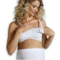 Безшевен сутиен за кърмачки Carriwell Comfort, размер M, бял