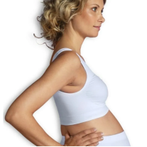 Безшевен сутиен за кърмачки Carriwell Seamless, размер L, бял