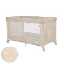 Бебешка кошара на 1 ниво Lorelli NOEMI 1 Ниво Fog Beige STAR