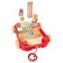 Дървена играчка, Hape, Ремарке за дърпане с дървени кубчета