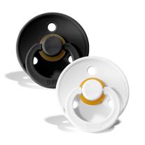 Залъгалки Bibs Colour, Black/White, 6-18 м