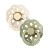 Залъгалки Bibs Boheme, Ivory/Sage, 6-18 м