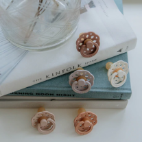 Залъгалки Bibs Boheme, Vanilla/Peach, 0-6 м