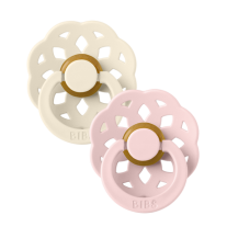 Залъгалки Bibs Boheme, Ivory/Blossom, 0-6 м
