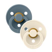 Залъгалки Bibs Ivory/Petrol, 6-18 м