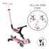 Детска тротинетка 5в1 Globber Go Up Active Lights 360° Pastel Pink