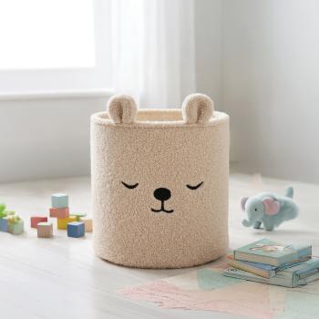 Кош за съхранение на играчки Moni Toys Milo Beige 30x30см