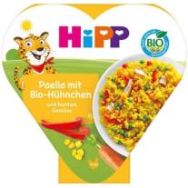 Био меню Hipp - Паеля с пиле, 12 м+, 250 g
