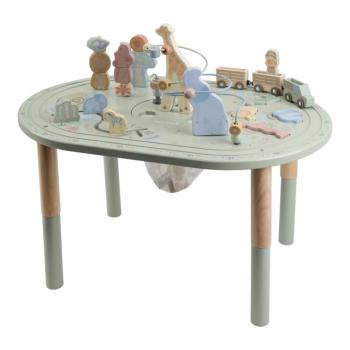 Голяма дървена активна маса Little Dutch Сафари