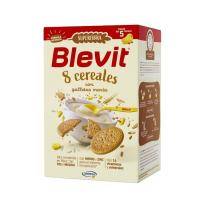 Бебешка каша Blevit Superfibra 8 зърнени храни с бисквити 500 гр