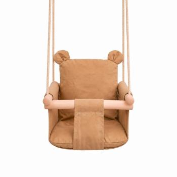 Детска дървена люлка Мече GINGER HOME