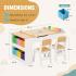 Детска дървена маса 3 в 1 GINGER HOME с 2 столчета