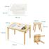 Детска дървена масичка за активна игра с 2 столчета GINGER HOME 5 в 1