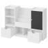 Детски Органайзер за Играчки GINGER HOME с Черна Дъска 140x51x80 см