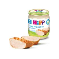 Био заготовка Hipp - От пуешко месо, 125 g