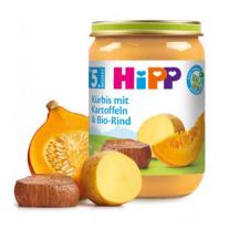 Био ястие Hipp - Картофи, тиква и телешко, 190 g