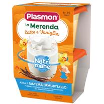 Млечен десерт Plasmon - Нутримюн, с ванилия, 2 х 120 g
