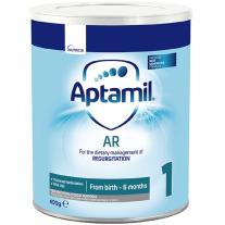 Мляко за кърмачета Aptamil - AR 1, против повръщане, 0-6м, опаковка 400 g