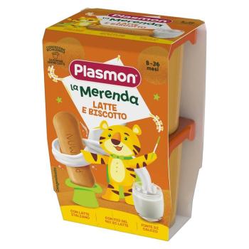 Млечен десерт с бишкоти Plasmon, 2 х 120 g