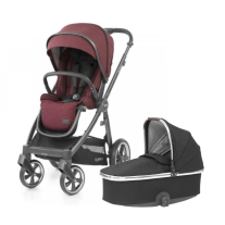 Babystyle бебешка количка Oyster 3 цвят Berry Red/Cavier