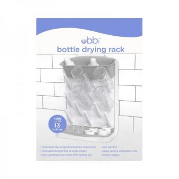 Вертикален сушилник за бебешки бутилки Ubbi Grey