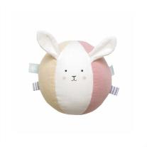 Обучителна топка с две лица - плюшено мече и зайче Jabadabado