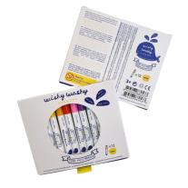 Цветни, Мини маслени маркери 12 броя Jaq Jaq Bird Wishy Washy Markers