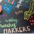 Цветни, Мини маслени маркери 12 броя Jaq Jaq Bird Wishy Washy Markers