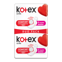 Дамски превръзки Kotex Ultra Super 12 БРОЯ
