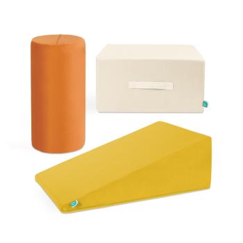 Комплект модулни форми от пяна, Battat, Оранжев, 3 части