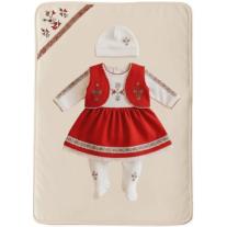 Комплект за изписване/подарък 5 части за момиче с Фолклорна Бродерия