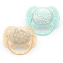 Ортодонтични залъгалки Philips AVENT Ultra Soft 0-6 м+