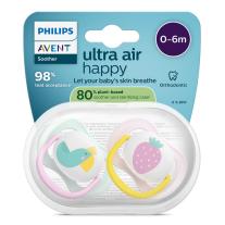 Ортодонтични залъгалки Philips AVENT Ultra Air Happy 0-6 м