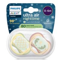 Светещи в тъмното ортодонтични залъгалки Philips Avent Ultra Air Night 0-6 м