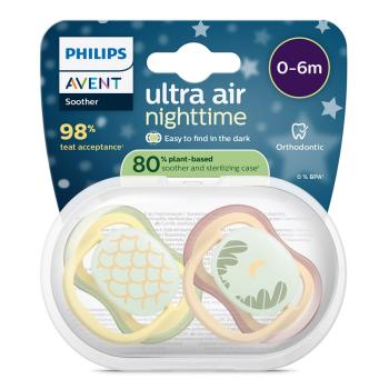Светещи в тъмното ортодонтични залъгалки Philips Avent Ultra Air Night 0-6 м