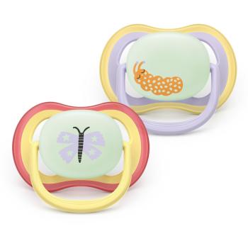 Светещи в тъмното ортодонтични залъгалки Philips Avent Ultra Air Night 0-6м