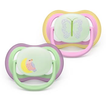 Светещи в тъмното ортодонтични залъгалки Philips Avent Ultra Air Night 0-6м