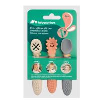 Силиконови лъжички 6+м 3 бр.Bebe Confort HAPPY