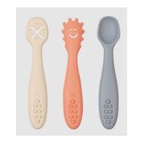 Силиконови лъжички 6+м 3 бр.Bebe Confort HAPPY