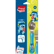 Комплект прибори за хранене Maped Picnik Miniz Raccoon